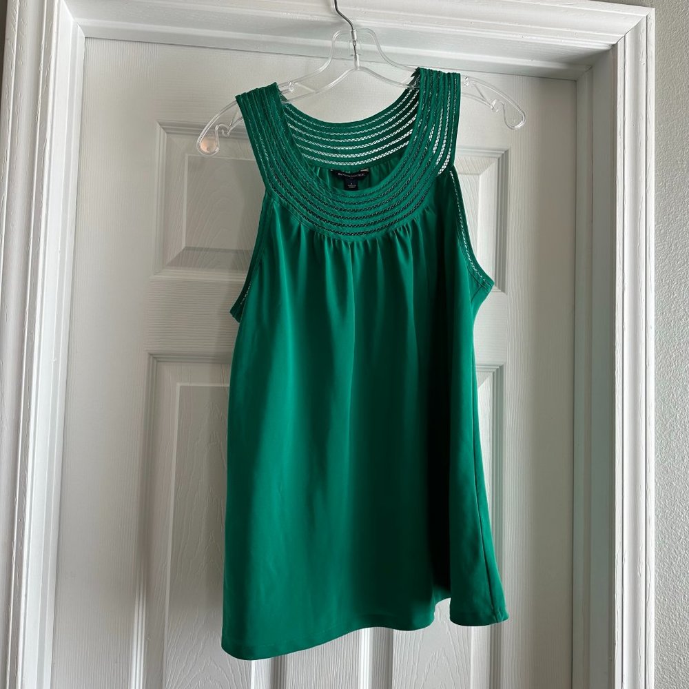 Green sleeveless blouse - Banana Republic